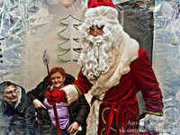 Дед мороз в детской инфекционной больнице Дед мороз в детской инфекционной больнице